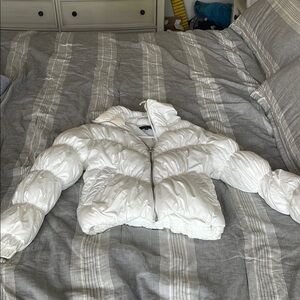 White Kids Puffer Jacket